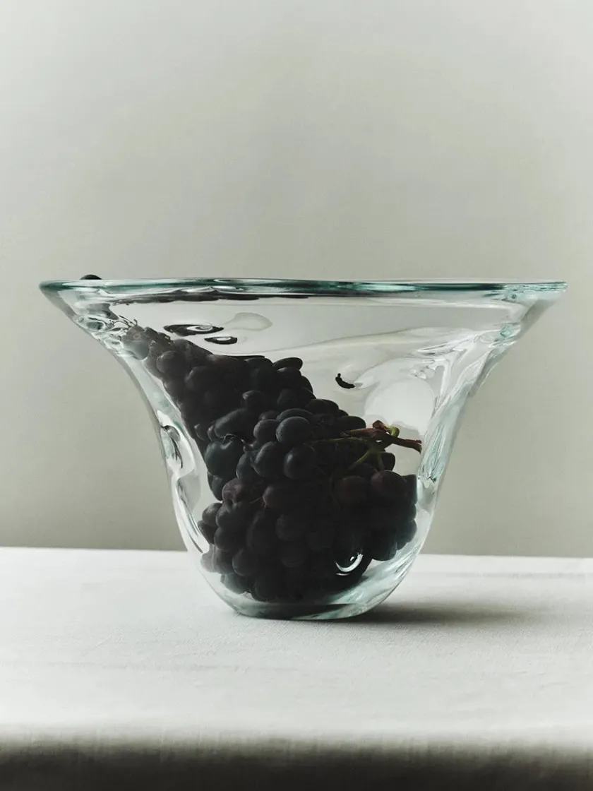 Louise Roe S.R. Vintage Bowl Deco Clear fra> Vaser