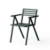 Nine Stacking Arm Chair, grøn fra 19 Outdoors> Havestole
