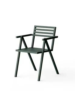 Nine Stacking Arm Chair, grøn fra 19 Outdoors> Havestole