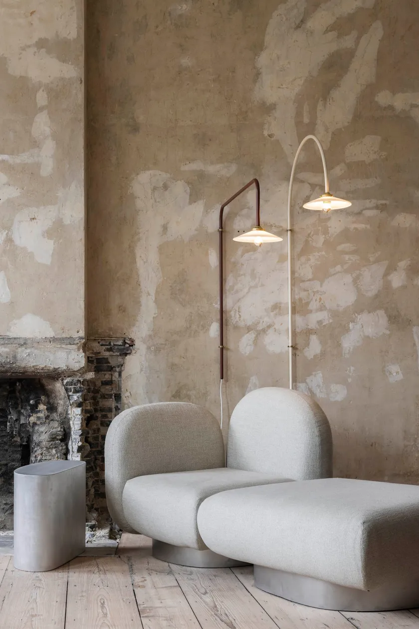 Valerie Objects Standing Lamp No. 2 Marble fra> Gulvlamper|Spots