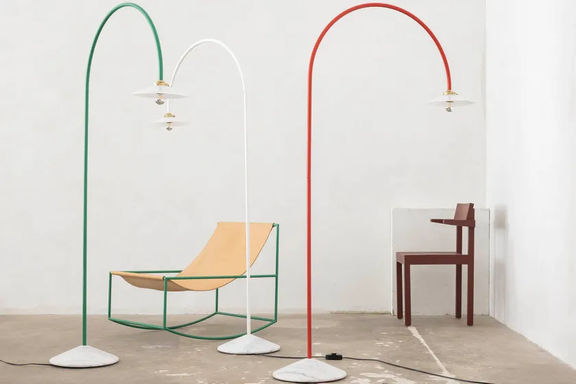 Valerie Objects Standing Lamp No. 2 Marble fra> Gulvlamper|Spots