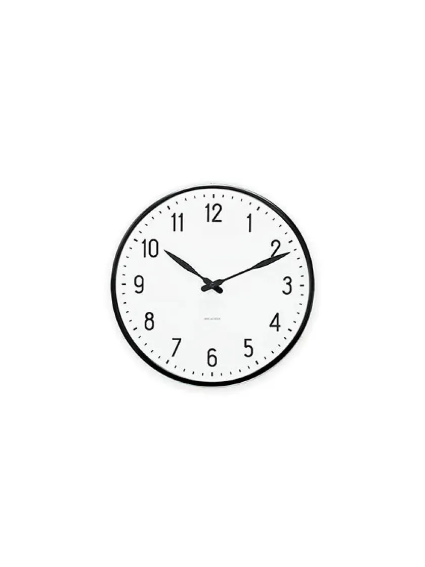 Arne Jacobsen Clocks Station vægur af Arne Jacobsen (Ø: 48)> Gaver Til Ham|Vægure