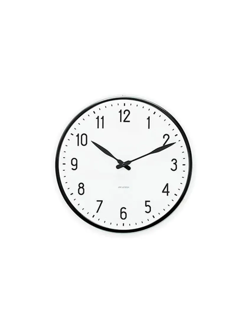 Arne Jacobsen Clocks Station vægur af Arne Jacobsen (Ø: 48)> Gaver Til Ham|Vægure