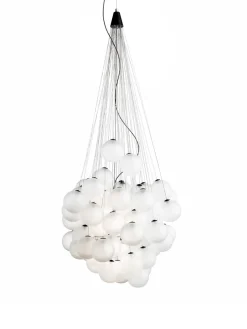 Luceplan Stochastic Pendel Opal Hvid fra> Spots|Pendler