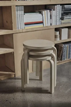Artek Stool 60, white laminate fra><noscript><img width=