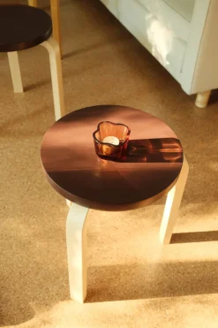 Artek Stool 60, yellow lacquered fra><noscript><img width=