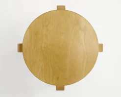 Artek Stool E60, honey stained birk fra> Skamler