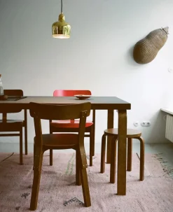 Artek Stool E60, lakeret birk fra><noscript><img width=
