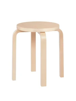 Artek Stool E60, walnut stained fra><noscript><img width=