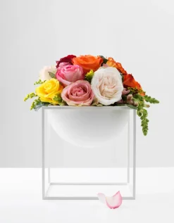 Audo Copenhagen Stor Kubus Skål, guldbelagt fra><noscript><img width=