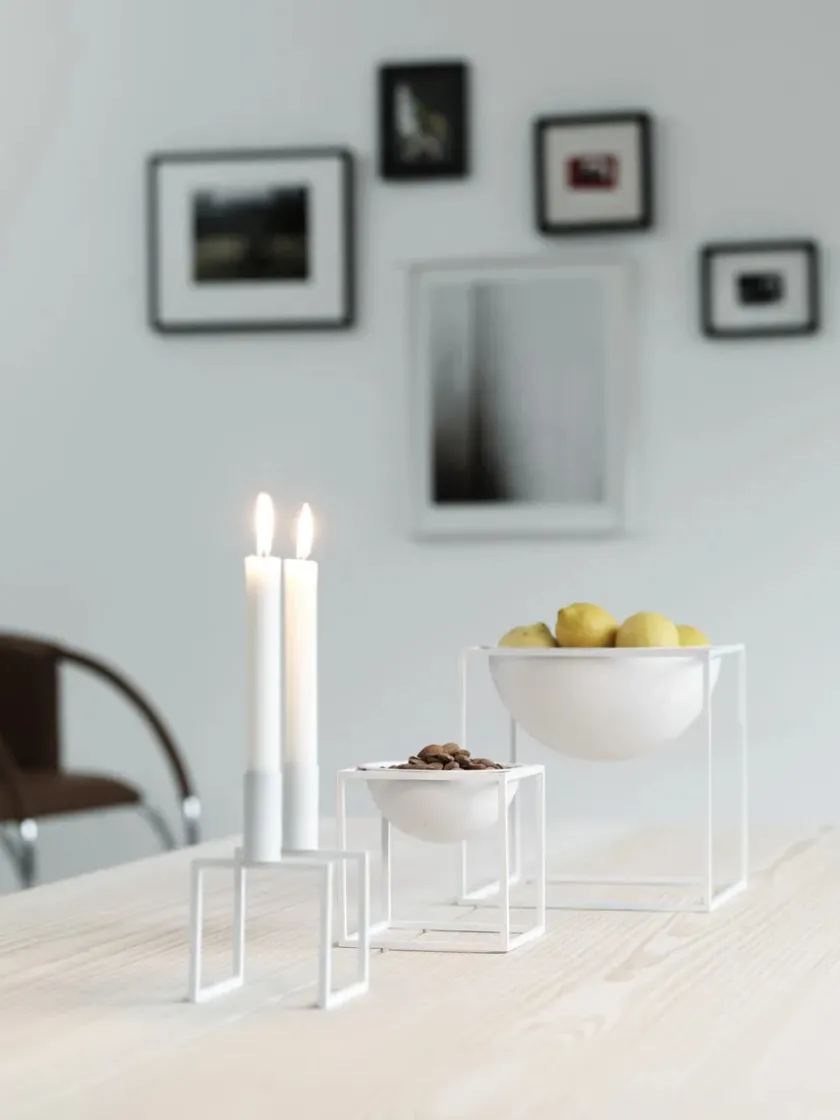 Audo Copenhagen Stor Kubus Skål, sort fra> Service