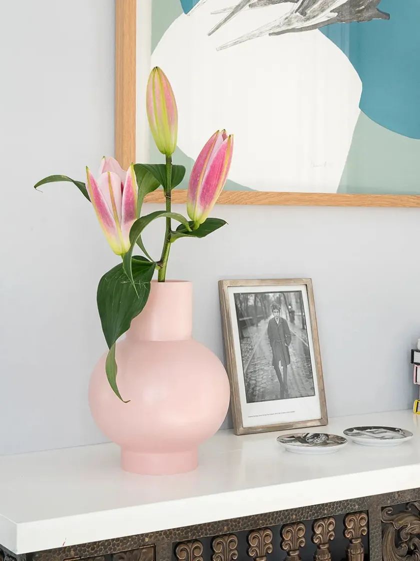 raawii Strøm Vase, vibrant orange fra> Vaser