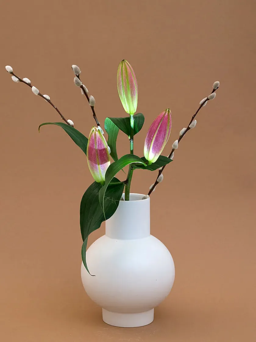 raawii Strøm Vase, vibrant orange fra> Vaser