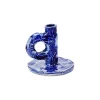 NIKO JUNE Studio Candlestick, dark blue fra> Lysestager