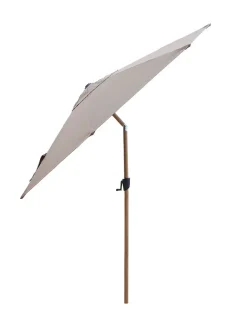 Cane-line Sunshade Parasol m. Tilt, wood look fra> Parasoller