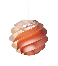 Le Klint Swirl 3, kobber fra> Pendler|Spots