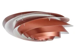 Le Klint Swirl Loft/væglampe, kobber fra> Væglamper|Spots