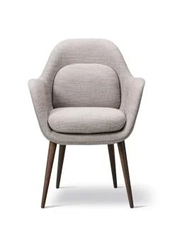 Fredericia Furniture Swoon Spisebordsstol, Sinequanon 001 fra> Spisebordsstole