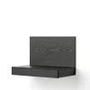 New Works Tana Wall Mounted Desk, black stained oak fra> Skriveborde
