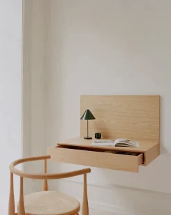 New Works Tana Wall Mounted Desk, oak fra><noscript><img width=