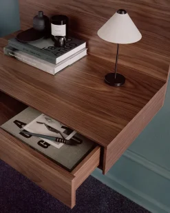 New Works Tana Wall Mounted Desk, walnut fra><noscript><img width=