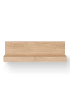 New Works Tana Wall Mounted Media Module, oak fra> Hylder|Tv-Borde
