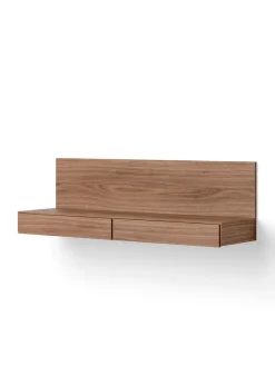 New Works Tana Wall Mounted Media Module, oak fra><noscript><img width=