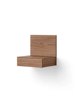 New Works Tana Wall Mounted Nightstand, walnut fra> Natborde|Natborde