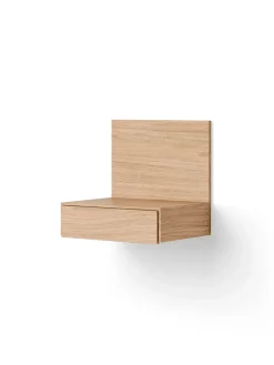 New Works Tana Wall Mounted Nightstand, black stained oak fra><noscript><img width=