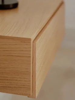 New Works Tana Wall Mounted Nightstand, oak fra><noscript><img width=