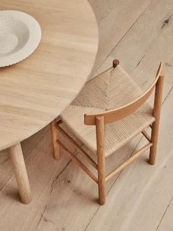 Fredericia Furniture Taro Spisebord Ø120 cm, sæbebehandlet eg fra> Spiseborde