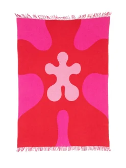 raawii Teenagers from Mars Plaid, red/pink/white fra> Puder Og Plaider