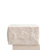 101 Copenhagen Temple Coffee Table Low, limestone fra> Sideborde Og Små Borde