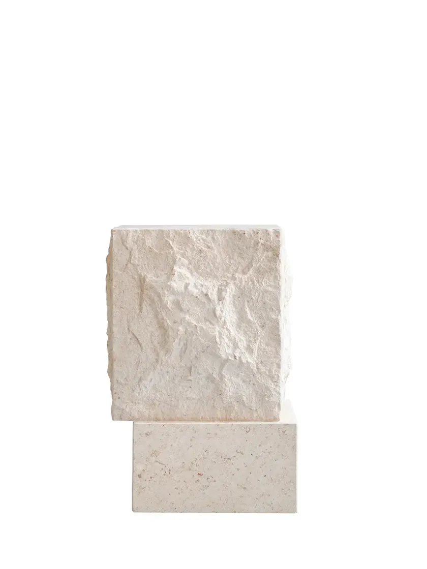 101 Copenhagen Temple Coffee Table Tall, limestone fra> Sideborde Og Små Borde