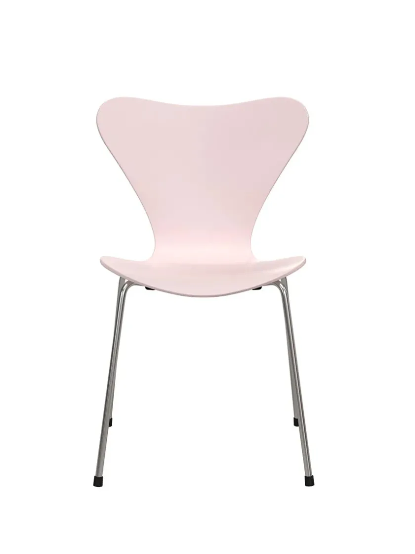 Fritz Hansen 70th Anniversary Edition 3107 Spisebordsstol, 7:14 AM Beige af Arne Jacobsen> Spisebordsstole