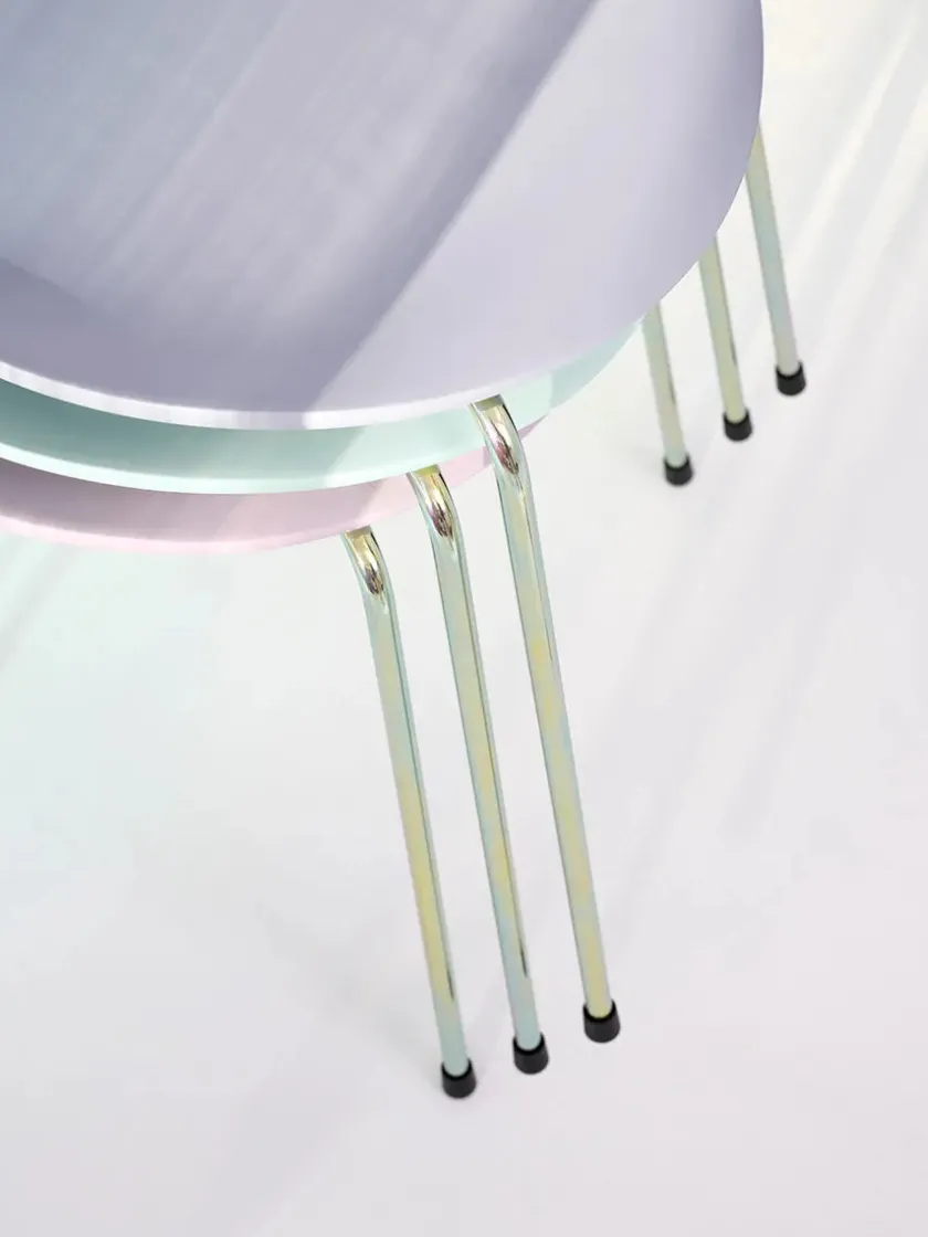 Fritz Hansen 70th Anniversary Edition 3107 Spisebordsstol, 7:14 AM Violet af Arne Jacobsen> Spisebordsstole
