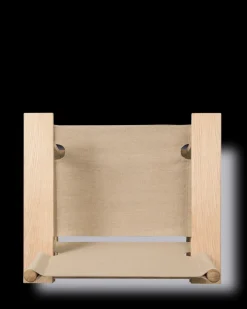 Fredericia Furniture The Canvas Chair, røget eg sort canvas af Børge Mogensen><noscript><img width=