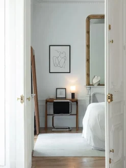Louise Roe The Eight Over Eight Lamp Small, white marble fra><noscript><img width=