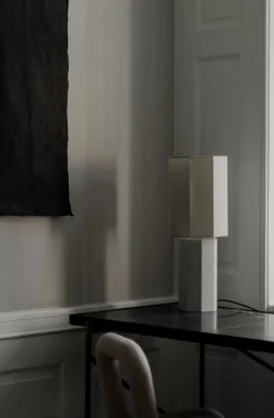Louise Roe The Eight Over Eight Lamp Large, white marble fra><noscript><img width=