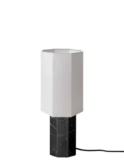Louise Roe The Eight Over Eight Lamp Small, grey marble fra><noscript><img width=