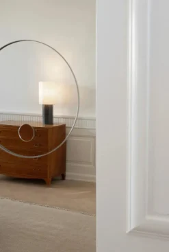 Louise Roe The Eight Over Eight Lamp Small, grey marble fra><noscript><img width=
