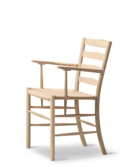 Fredericia Furniture The Klint Armchair, sortlakeret eg fra><noscript><img width=