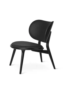 Mater The Lounge Chair, sirka grå eg med sort læder fra><noscript><img width=