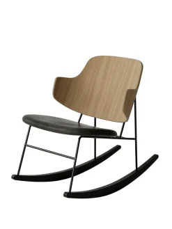 Audo Copenhagen The Penguin Rocking Chair, Læder fra><noscript><img width=