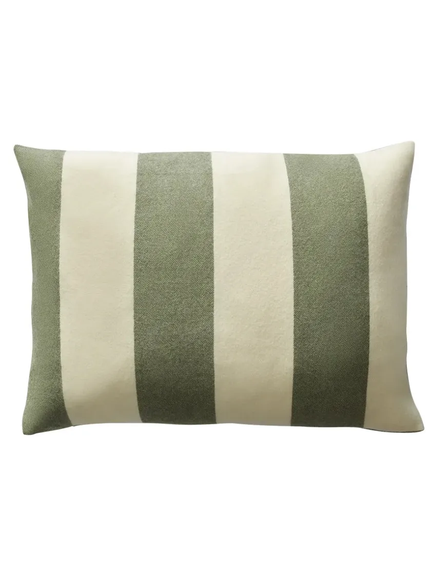 Silkeborg Uldspinderi The Sweater Cushion, orange fra> Puder Og Plaider|Puder