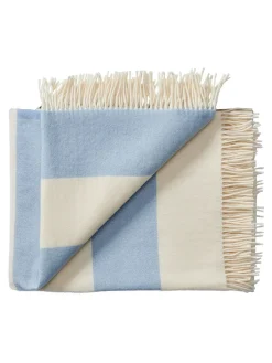 Silkeborg Uldspinderi The Sweater Plaid, blue fra> Puder Og Plaider