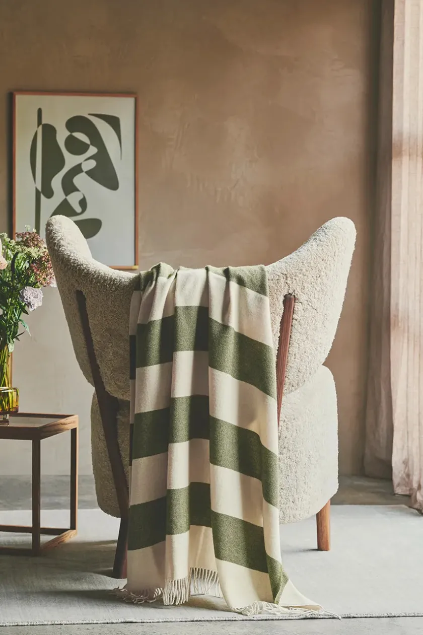 Silkeborg Uldspinderi The Sweater Plaid, brown fra> Puder Og Plaider
