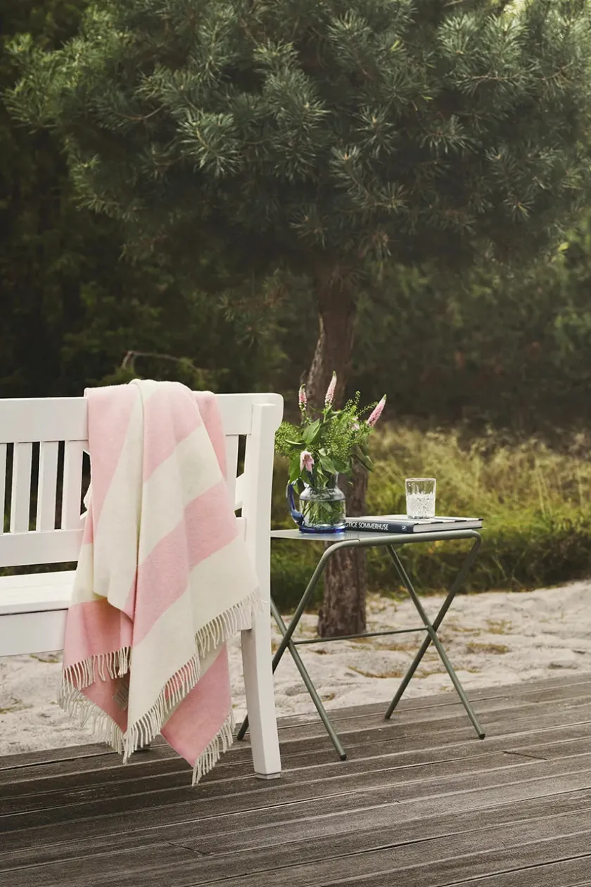 Silkeborg Uldspinderi The Sweater Plaid, rose fra> Puder Og Plaider
