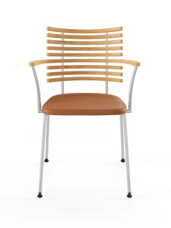 Naver Collection Tiger Armstol, cognac læder fra> Spisebordsstole