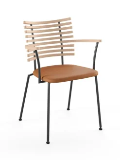Naver Collection Tiger Armstol, cognac læder fra><noscript><img width=